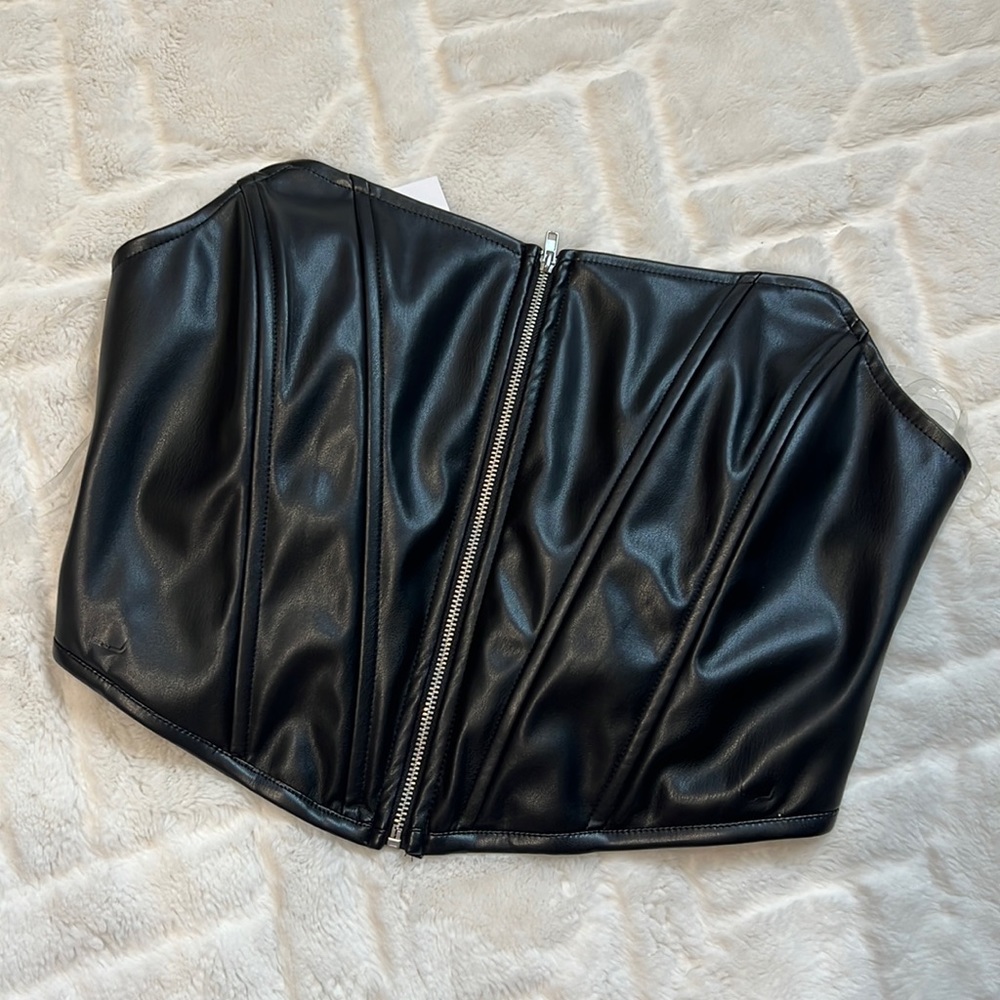 HYFVE Faux Leather Corset